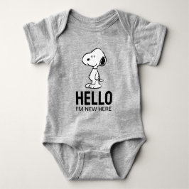 Peanuts Snoopy | |'m New Here Baby Strampler