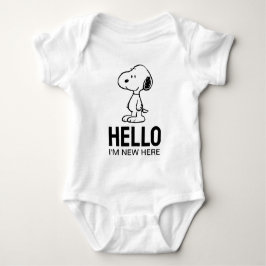 Peanuts Snoopy | |'m New Here Baby Strampler