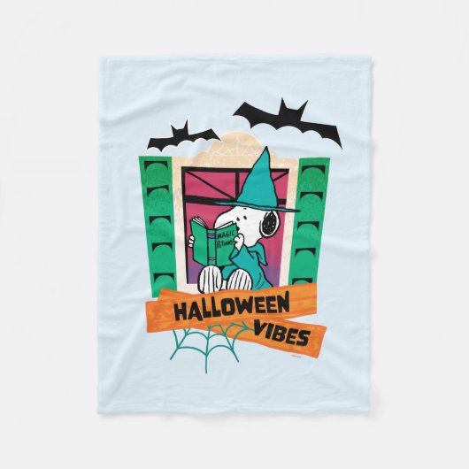 Peanuts Snoopy Magische Tränke Halloween Fleecedecke (Vorderseite)