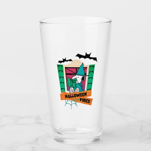 Peanuts Snoopy Magische Tränke Halloween Glas (Vorderseite)
