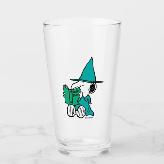 Peanuts Snoopy Magische Tränke Halloween Glas (Vorderseite)