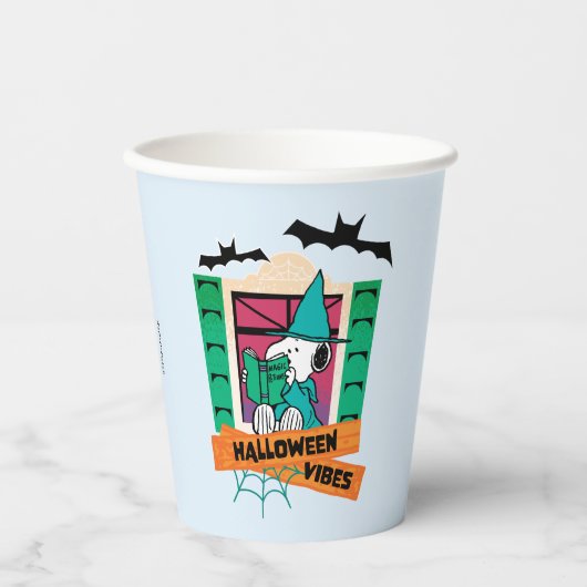 Peanuts Snoopy Magische Tränke Halloween Pappbecher (Vorderseite)