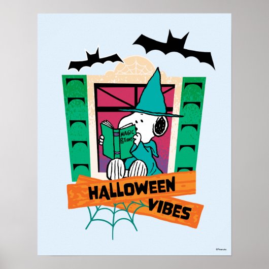 Peanuts Snoopy Magische Tränke Halloween Poster (Vorne)