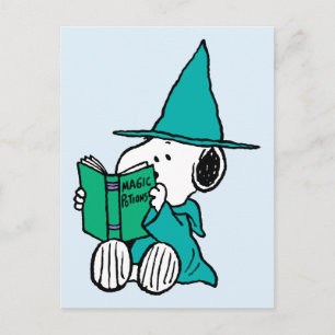 Peanuts Snoopy Magische Tränke Halloween Postkarte