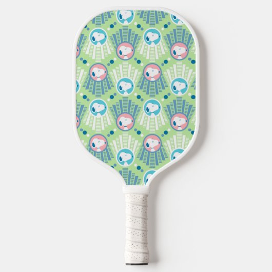 Peanuts | Snoopy Mintgrün Deco Dreams Muster Pickleball Schläger (Vorderseite)