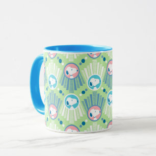 Peanuts Snoopy Mintgrün Deco Dreams Muster Tasse