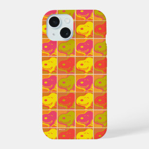 Peanuts Snoopy Pop Art Muster iPhone 15 Hülle