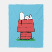 Peanuts | Snoopy schläft Fleecedecke (Vorderseite)