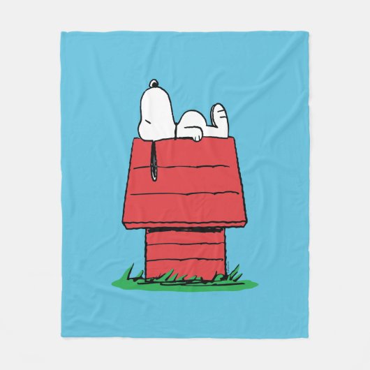 Peanuts | Snoopy schläft Fleecedecke (Vorderseite)