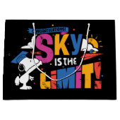 Peanuts Snoopy Sky Is The Limit Abschlussfeier Große Geschenktüte (Vorderseite)