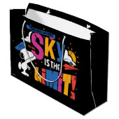 Peanuts Snoopy Sky Is The Limit Abschlussfeier Große Geschenktüte (Rückseite Schrägansicht)