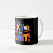 Peanuts Snoopy Sky Is The Limit Abschlussfeier Kaffeetasse (VorderseiteRechts)