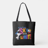 Peanuts Snoopy Sky Is The Limit Abschlussfeier Tasche (Rückseite)