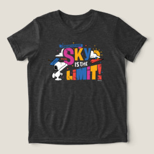 Peanuts Snoopy Sky Is The Limit Abschlussfeier Tri-Blend Shirt