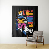 Peanuts Snoopy Sky Is The Limit Abschlussfeier Wandteppich (Beispiel)