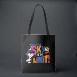 Peanuts Snoopy Sky Is The Limit Graduation Tasche<br><div class="desc">Celebrate limitless possibilities with this bold and uplifting Peanuts-inspired graduation design full of color and energy. Featuring a determined beagle walking forward beneath vibrant, oversized lettering that reads “The Sky Is The Limit!”, this design is filled with playful details like confetti, clouds, and a rising sun that symbolize bright futures...</div>