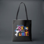 Peanuts Snoopy Sky Is The Limit Graduation Tasche<br><div class="desc">Celebrate limitless possibilities with this bold and uplifting Peanuts-inspired graduation design full of color and energy. Featuring a determined beagle walking forward beneath vibrant, oversized lettering that reads “The Sky Is The Limit!”, this design is filled with playful details like confetti, clouds, and a rising sun that symbolize bright futures...</div>