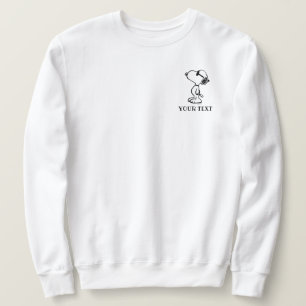 Peanuts Snoopy Sonnenbrille grübelt Sweatshirt