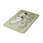 Peanuts | Snoopy stolziert daher Badematte (Schrägansicht)