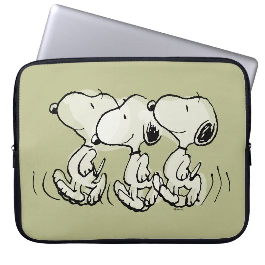 Peanuts | Snoopy stolziert daher Laptopschutzhülle (Vorderseite)