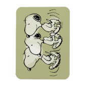 Peanuts | Snoopy stolziert Magnet (Vertikal)