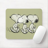 Peanuts | Snoopy stolziert Mousepad (Mit Mouse)