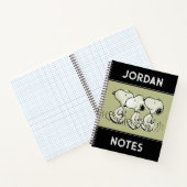 Peanuts | Snoopy stolziert Notizblock (Innenseite)