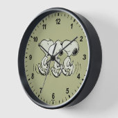 Peanuts | Snoopy stolziert Uhr (Winkel)
