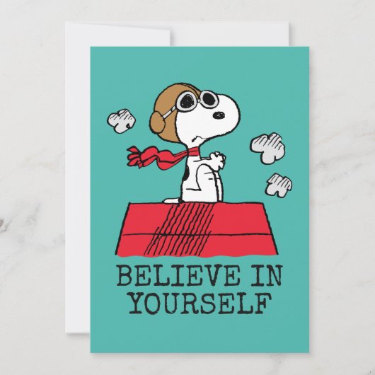 Peanuts | Snoopy the Flying Ace Karte (Vorderseite)