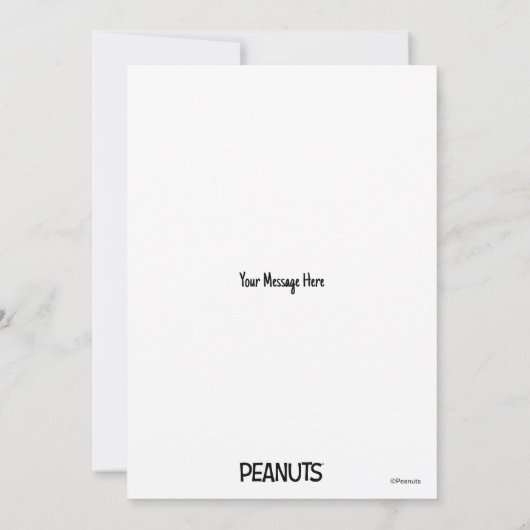 Peanuts | Snoopy the Flying Ace Karte (Rückseite)