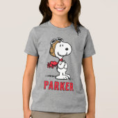 Peanuts | Snoopy The Flying Ace Tri-Blend Shirt (Vorderseite)