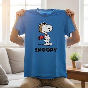 Peanuts Snoopy The Flying Ace Tri-Blend Shirt