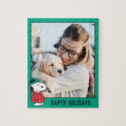 Peanuts | Snoopy Winter Coat | Add Your Message Puzzle (Vertikal)