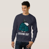 Peanuts | Snoopy Winter Puffer Jacke Sweatshirt (Vorne ganz)