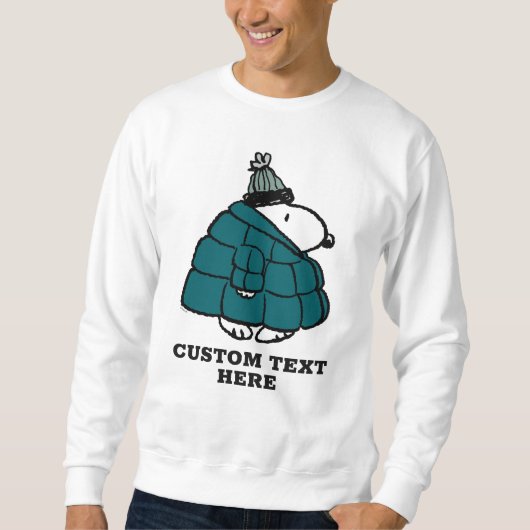 Peanuts | Snoopy Winter Puffer Jacke Sweatshirt (Vorderseite)