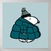Peanuts | Snoopy Winter Puffer Jacket Poster (Vorne)