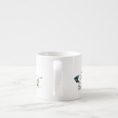 Peanuts | Snoopy & Woodstock Build A Snowman Espressotasse (Rückseite)