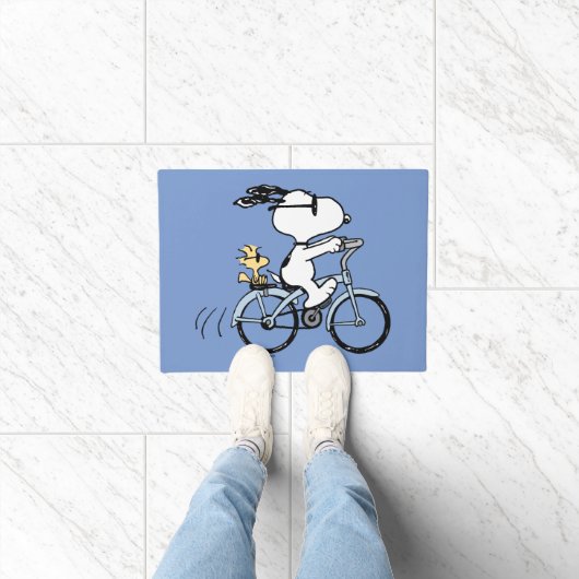Peanuts | Snoopy & Woodstock Fahrrad Fußmatte (Indoor)