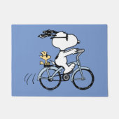 Peanuts | Snoopy & Woodstock Fahrrad Fußmatte (Vorderseite)
