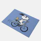 Peanuts | Snoopy & Woodstock Fahrrad Fußmatte (Schrägansicht)