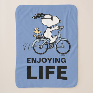 Peanuts Snoopy & Woodstock Fahrrad Sherpadecke