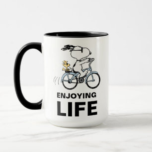 Peanuts Snoopy & Woodstock Fahrrad Tasse