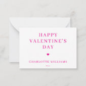 Peanuts | Snoopy & Woodstock Floral Heart Hug Mitteilungskarte (Rückseite)