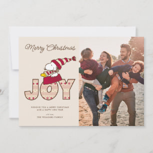 Peanuts   Snoopy & Woodstock Freuden-Schlittenfahr Feiertagskarte