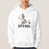 PEANUTS | Snoopy & Woodstock | Lasst uns fortfahre Hoodie (Vorderseite)