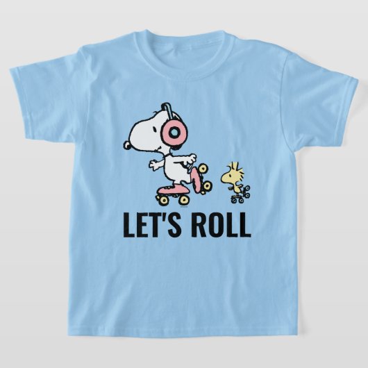 PEANUTS | Snoopy & Woodstock | Lasst uns fortfahre T-Shirt (Ablage )
