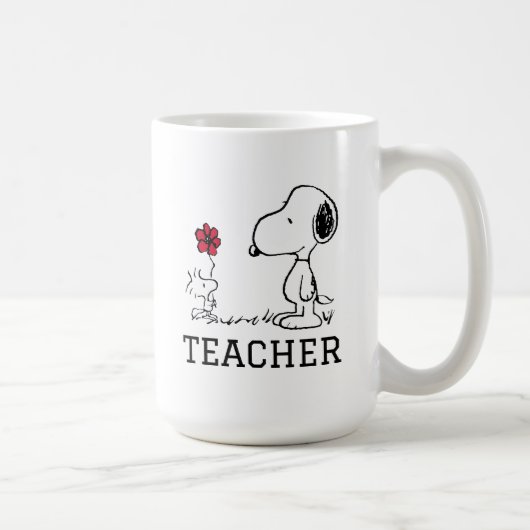 PEANUTS | Snoopy & Woodstock Lehrer Kaffeetasse (Rechts)