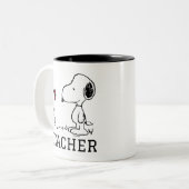 PEANUTS | Snoopy & Woodstock Lehrer Zweifarbige Tasse (Vorderseite Links)