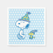 PEANUTS | Snoopy & Woodstock Party Polka Dots Serviette (Vorderseite)