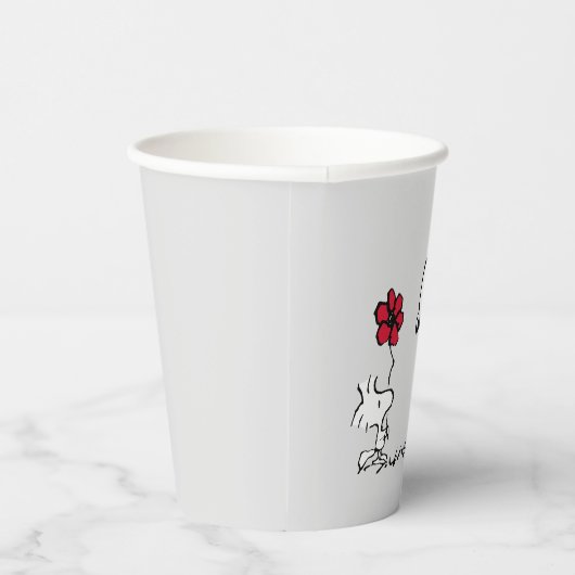 Peanuts | Snoopy & Woodstock Red & Black Pappbecher (Rechts)